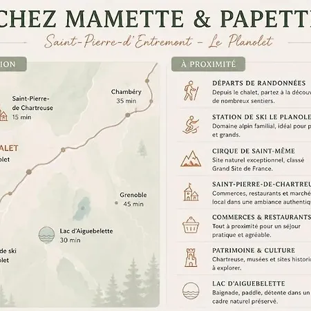 Chalet Chez Mamette&papette - Chartreuse Saint-Pierre-dʼEntremont